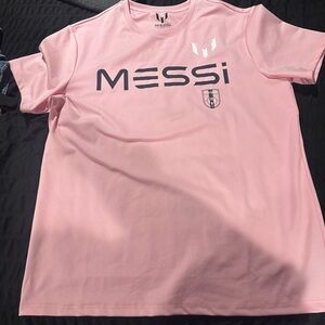 Pink Messi Graphic T-Shirt